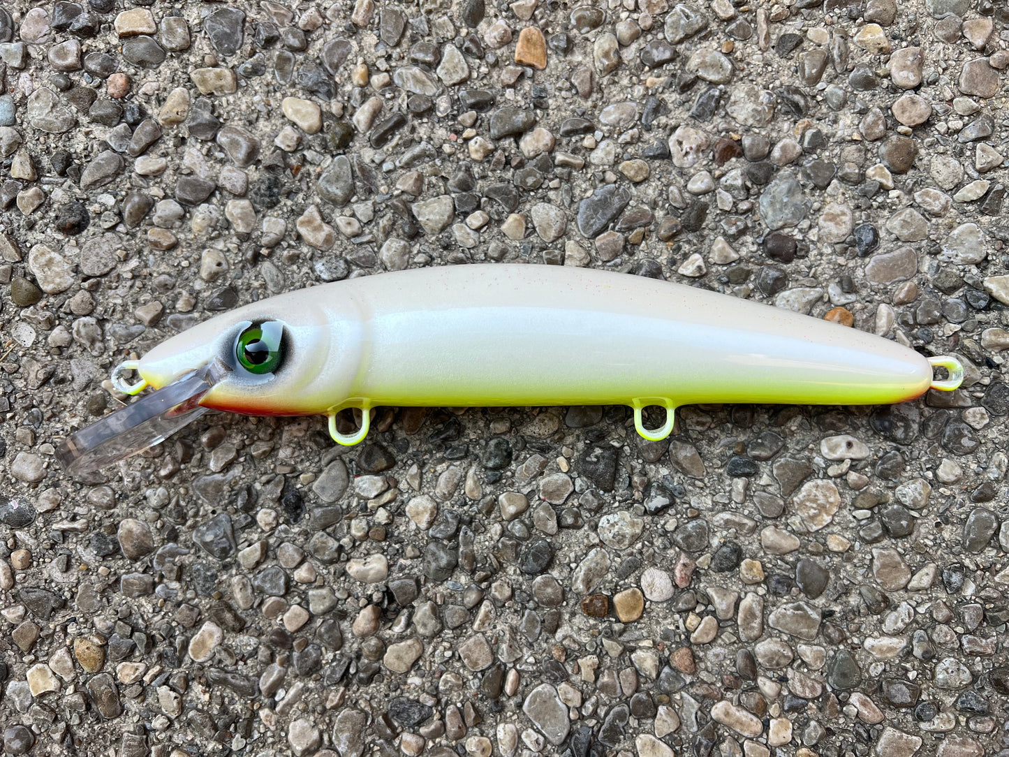 Pearl Shad - Chartreuse Belly - 9CP
