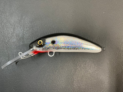 Flash Black Shad - White Belly - 6FH