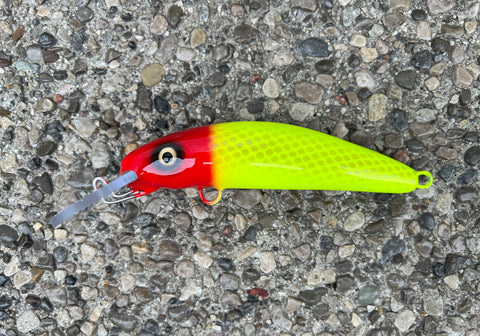 Chartruese Red Head - Chartreuse Belly - 6H – Blue Water Baits